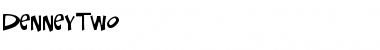 Download DenneyTwo Font Download DenneyTwo Font