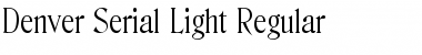 Download Denver-Serial-Light Font Download Denver-Serial-Light Font