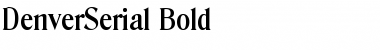 Download DenverSerial Font Download DenverSerial Font