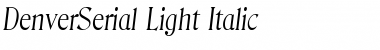 Download DenverSerial-Light Font Download DenverSerial-Light Font
