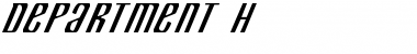 Download Department H Font Download Department H Font