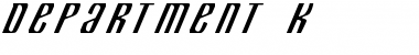 Download Department K Font Download Department K Font