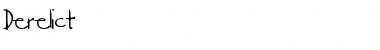 Download Derelict Font Download Derelict Font