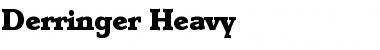 Download Derringer-Heavy Font Download Derringer-Heavy Font