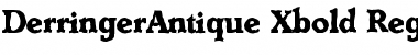 Download DerringerAntique-Xbold Font Download DerringerAntique-Xbold Font