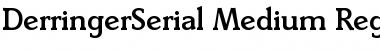 Download DerringerSerial-Medium Font Download DerringerSerial-Medium Font