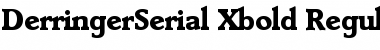 Download DerringerSerial-Xbold Font Download DerringerSerial-Xbold Font