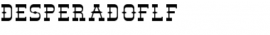 Download DesperadoFLF Font Download DesperadoFLF Font