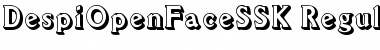 Download DespiOpenFaceSSK Font Download DespiOpenFaceSSK Font