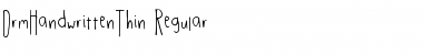 Download Drm Handwritten Thin Font Download Drm Handwritten Thin Font