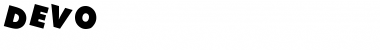 Download DEVO Font Download DEVO Font