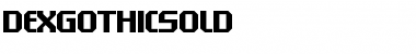 Download DexGothicSolD Font Download DexGothicSolD Font