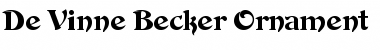 Download De Vinne Becker Ornament Font Download De Vinne Becker Ornament Font