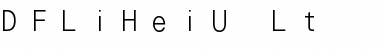 Download DFLiHeiU-Lt Font Download DFLiHeiU-Lt Font