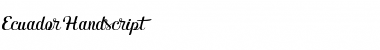 Download Ecuador Handscript Font Download Ecuador Handscript Font