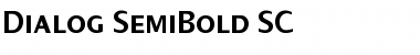 Download Dialog SemiBold SC Font Download Dialog SemiBold SC Font