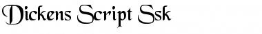 Download Dickens Script Ssk Font Download Dickens Script Ssk Font