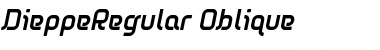 Download DieppeRegular Oblique Font Download DieppeRegular Oblique Font