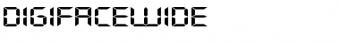 Download DigifaceWide Font Download DigifaceWide Font