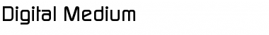 Download Digital-Medium Font Download Digital-Medium Font