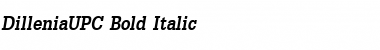 Download DilleniaUPC Font Download DilleniaUPC Font
