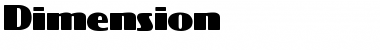 Download Dimension Font Download Dimension Font