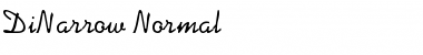 Download DiNarrow Font Download DiNarrow Font