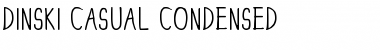 Download DINSKI CASUAL CONDENSED Font Download DINSKI CASUAL CONDENSED Font