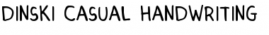 Download DINSKI CASUAL HANDWRITING Font Download DINSKI CASUAL HANDWRITING Font