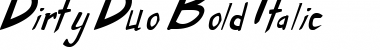 Download Dirty Duo Font Download Dirty Duo Font
