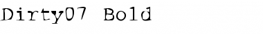 Download Dirty07 Font Download Dirty07 Font
