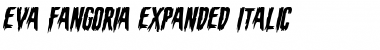 Download Eva Fangoria Expanded Italic Font Download Eva Fangoria Expanded Italic Font