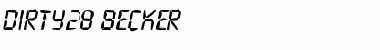 Download Dirty28 Becker Font Download Dirty28 Becker Font