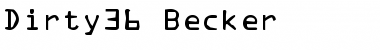 Download Dirty36 Becker Font Download Dirty36 Becker Font