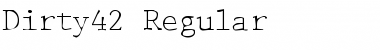 Download Dirty42 Font Download Dirty42 Font