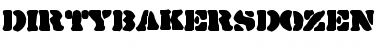 Download DirtyBakersDozen Ink Font Download DirtyBakersDozen Ink Font