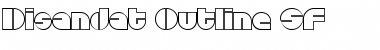 Download Disandat Outline SF Font Download Disandat Outline SF Font