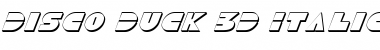 Download Disco Duck 3D Italic Font Download Disco Duck 3D Italic Font