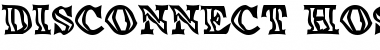 Download DISCONNECT HOST Font Download DISCONNECT HOST Font