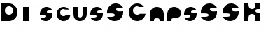 Download DiscusSCapsSSK Font Download DiscusSCapsSSK Font