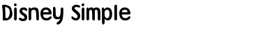 Download Disney Simple Font Download Disney Simple Font
