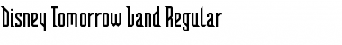 Download Disney Tomorrow Land Font Download Disney Tomorrow Land Font