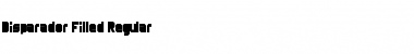 Download Disparador Filled Font Download Disparador Filled Font