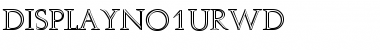 Download DisplayNo1URWD Font Download DisplayNo1URWD Font