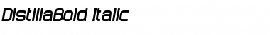 Download DistillaBold Italic Font Download DistillaBold Italic Font