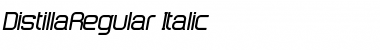 Download DistillaRegular Italic Font Download DistillaRegular Italic Font