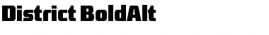 Download District-BoldAlt Font Download District-BoldAlt Font