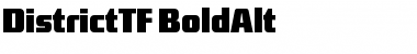 Download DistrictTF-BoldAlt Font Download DistrictTF-BoldAlt Font