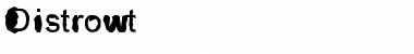 Download Distrowt Font Download Distrowt Font