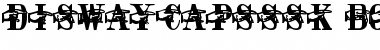 Download DiswayCapsSSK Font Download DiswayCapsSSK Font